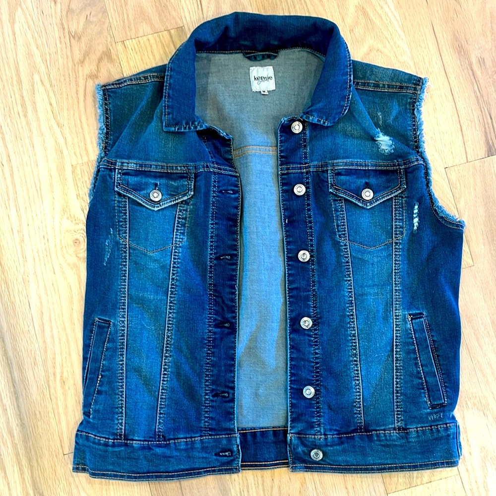 Kenzie Cut-Off Jean Jacket.